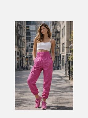 FP Movement - Magenta Pull-On Track Pants M